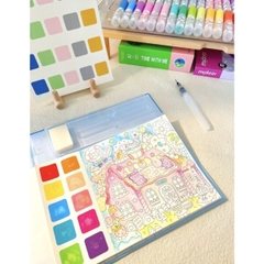 TRANH TÔ MÀU NUOCW CHO BÉ WATERCOLOUR PAINTING - MIDEER