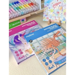 TRANH TÔ MÀU NUOCW CHO BÉ WATERCOLOUR PAINTING - MIDEER