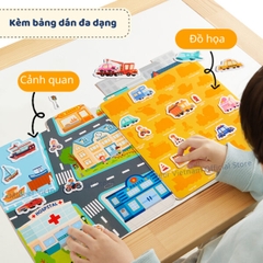 MIẾNG DÁN STICKER REUSABLE JELLY STICKER SET - MIDEER