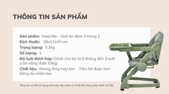 GHẾ ĂN DẶM GẤP GỌN FEED ME - UNILOVE