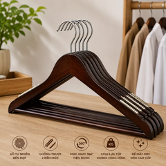 Móc gỗ treo quần áo