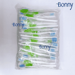 Bàn chải khách sạn dùng 1 lần túi nilon bịch 100 chiếc