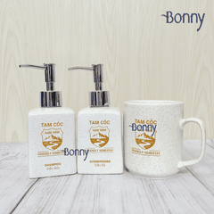 Bình dáng vuông cát trắng 300ml