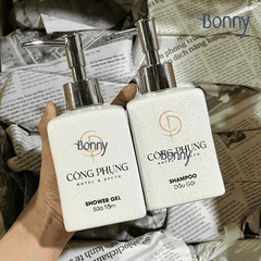 Bình dáng vuông cát trắng 300ml