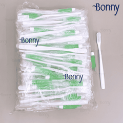 Bàn chải khách sạn dùng 1 lần túi nilon bịch 100 chiếc