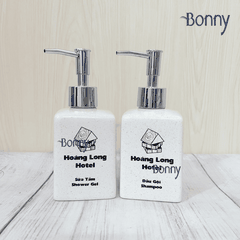 Bình dáng vuông cát trắng 300ml