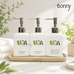 Bình dáng vuông cát trắng 300ml