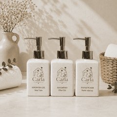 Bình dáng vuông cát trắng 300ml