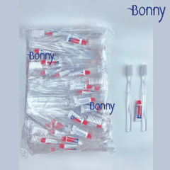 Bàn chải khách sạn dùng 1 lần túi nilon bịch 100 chiếc