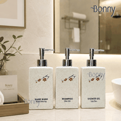 Bình dáng vuông hoa đào size đại 500ml