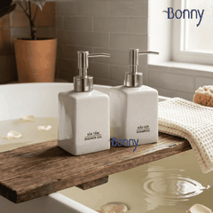 Bình dáng vuông cát trắng 300ml