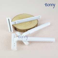 Bịch 100 dao cạo trắng tròn D1 túi nilon