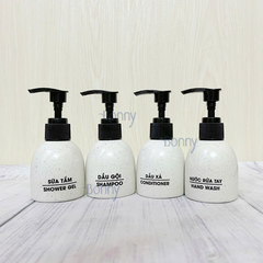 Bình dáng trứng nhỏ cát trắng 100ml