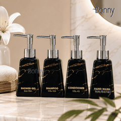 Bình dáng thang đen vân vàng kim 200ml