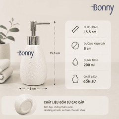 Bình dáng xoài cát trắng 200ml
