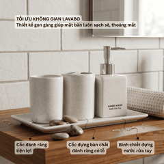 Bình dáng vuông cát trắng 300ml