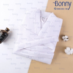 Áo choàng tắm trắng 100% cotton hàng A