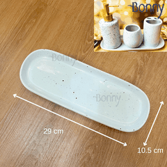 Khay sứ dài KT 29x10.5cm