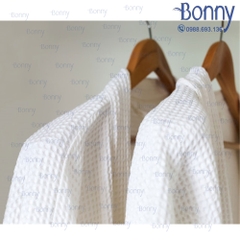Áo choàng tắm trắng 100% cotton hàng A