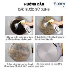 Siêu tẩy dầu mỡ chai xịt 500ml