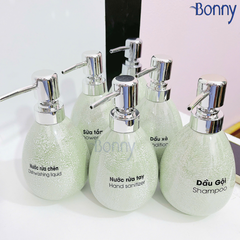 Bình ngọc tròn trắng TT08-NGOCTRANG 400ml