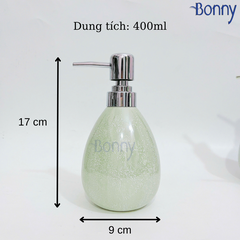 Bình ngọc tròn trắng TT08-NGOCTRANG 400ml