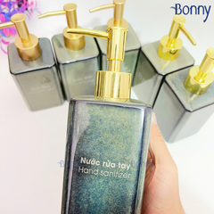 Bình chữ nhật men hỏa biến xanh đậm TT06-HBNHAT 340ml