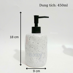 Bình trụ tròn béo men trứng trắng TT03-TRANG 420ml