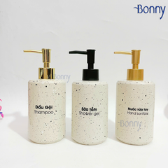 Bình trụ tròn men trứng trắng TT02-KEM 430ml