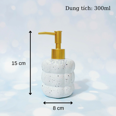 Bình trụ tròn cát Trắng TT20-TRANG 180ml