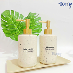 Bình trụ tròn men trứng trắng TT02-KEM 430ml