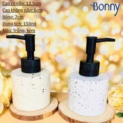 Bình trụ tròn cát kem TT12-KEM 150ml