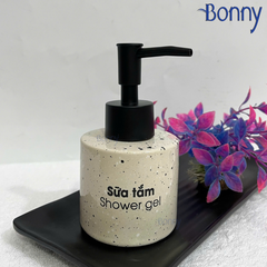 Bình trụ tròn cát kem TT12-KEM 150ml
