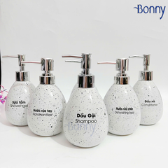 Bình ngọc tròn vân trứng TT08-TRANG 400ml