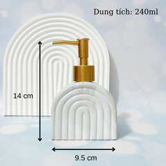 Bình vòm vân đá TT19-VANDA 240ml