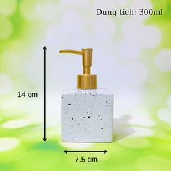 Bình vuông trắng TT15-TRANG 300ml
