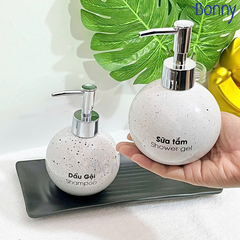 Bình tròn cát trắng TT13-TRANG 300ml