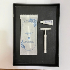 Bộ đồ dùng khách sạn Amenities túi vải không dệt ruột nhựa bịch 100c