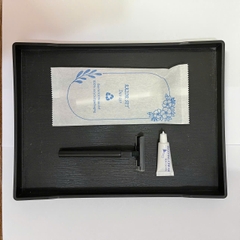 Bộ đồ dùng khách sạn Amenities túi vải không dệt ruột nhựa bịch 100c