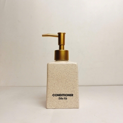 Bình dáng vuông cát trắng 300ml