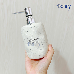Bình trụ tròn béo men trứng kem TT03-KEM 420ml