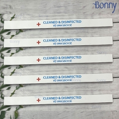 100 Niêm phong, giấy niêm phong bồn cầu, tem dán niêm phong vệ sinh sạch sẽ, 100 chiếc niêm phong bồn cầu