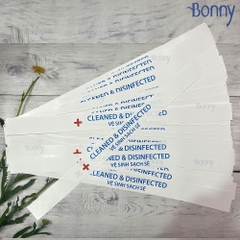 100 Niêm phong, giấy niêm phong bồn cầu, tem dán niêm phong vệ sinh sạch sẽ, 100 chiếc niêm phong bồn cầu