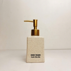 Bình dáng vuông cát trắng 300ml