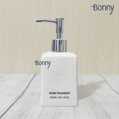 Bình dáng vuông cát trắng 300ml