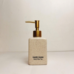 Bình dáng vuông cát trắng 300ml
