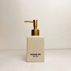 Bình dáng vuông cát trắng 300ml