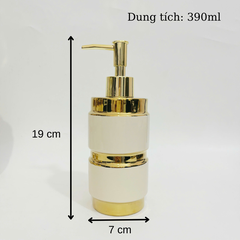 Bình trụ 3 vàng kim TT10-KEM 420ml