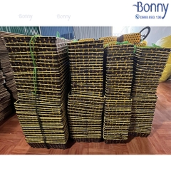 Khay nhựa chữ nhật giả mây