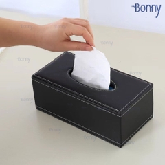 Hộp đựng khăn giấy da